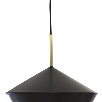 Nowoczesna lampa wisząca Geometri czarna 45cm